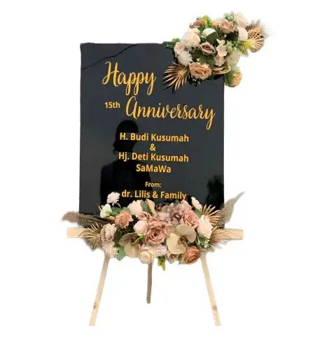 Papan Bunga Akrilik Selomoyo